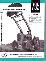 Voorlader Massey
                Ferguson 735